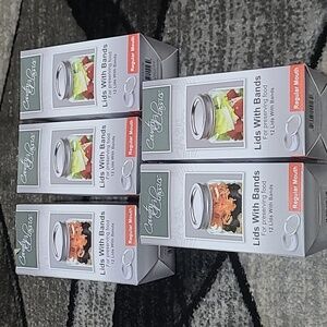COUNTRY CLASSICS REGULAR MOUTH LIDS WITH BANDS BUNDLE PRICE FIRM